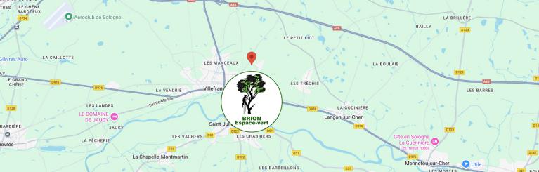 GOOGLE MAP Brion Espace Vert